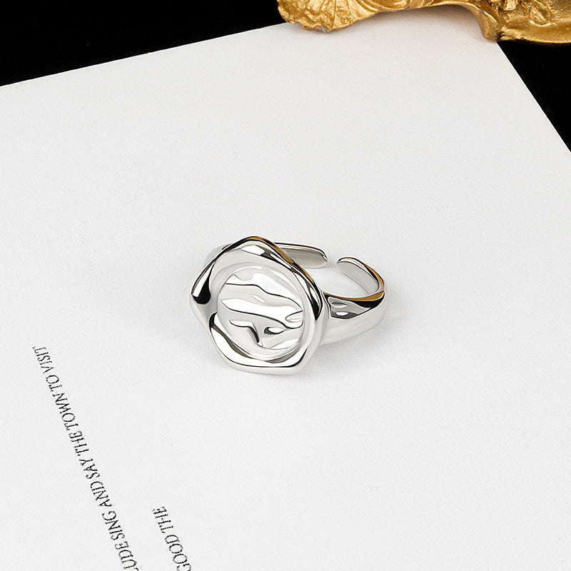 Irregular Abstract Pattern Ring