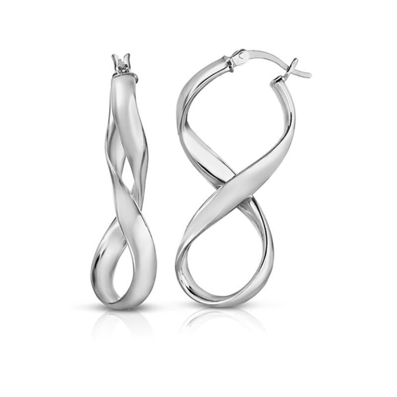 Simple Geometry Twisted Line Earrings