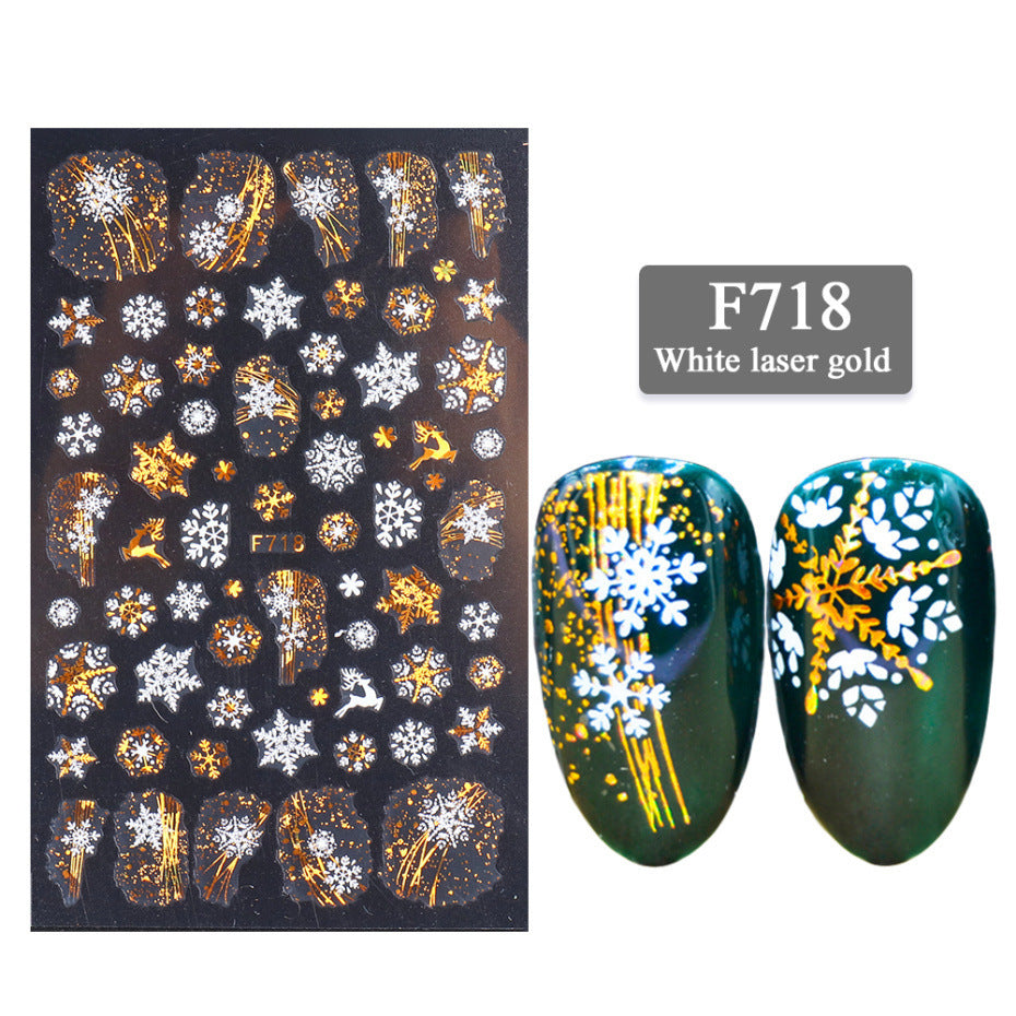 New Nail Stickers 3D Christmas Series