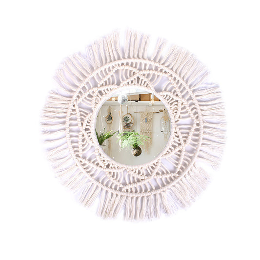 Hand-woven Nesting Wall Mirror